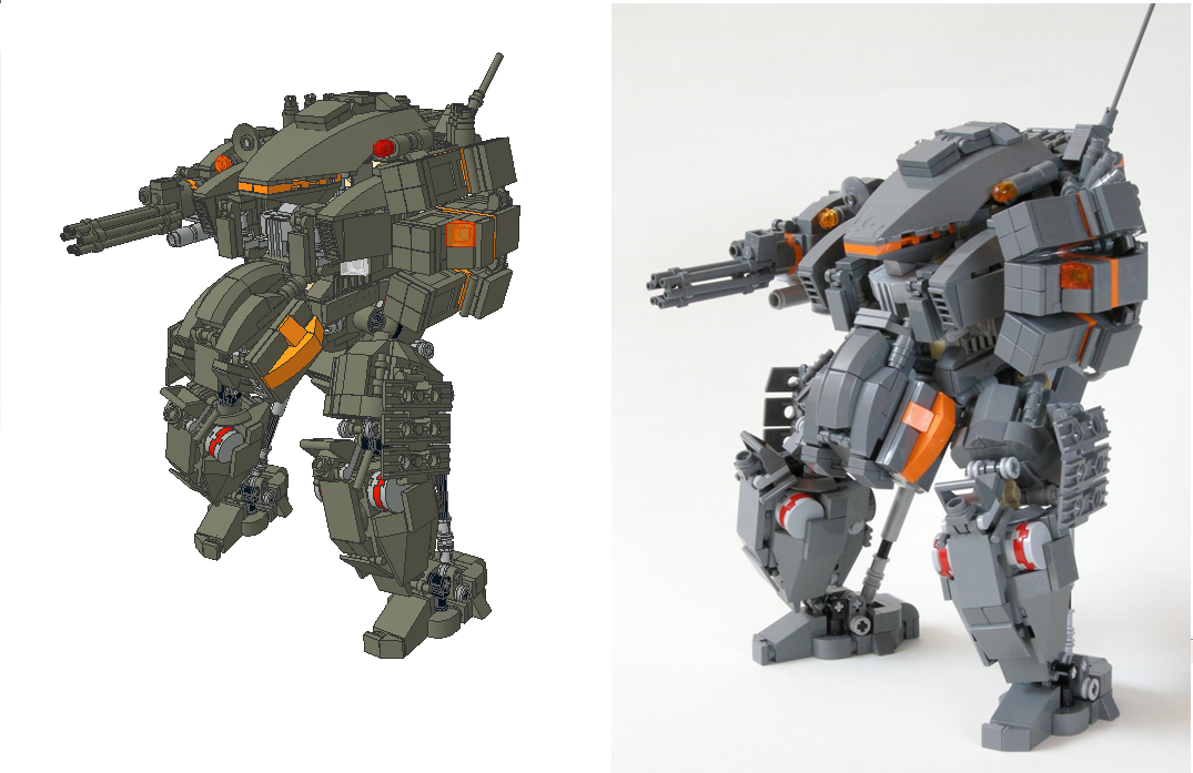 lego robot custom